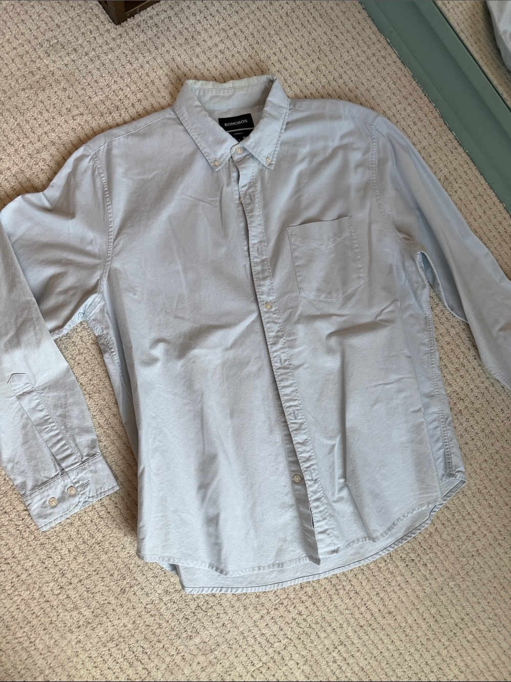 Bonobos Pale Blue Button-Down Oxford Shirt